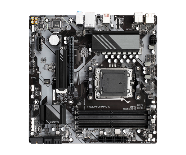 לוח אם Gigabyte A620M GAMING X 2.0 AMD AM5 Micro-ATX
