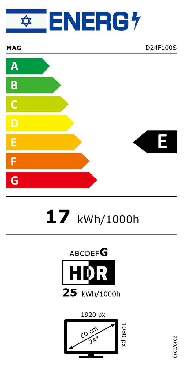 MAG 23.8 Flat Led Monitor, 100Hz D24F100S