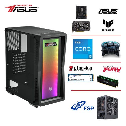 GAMING CASE PS600W B760 I5-13600 2x16GB 1TB NVME