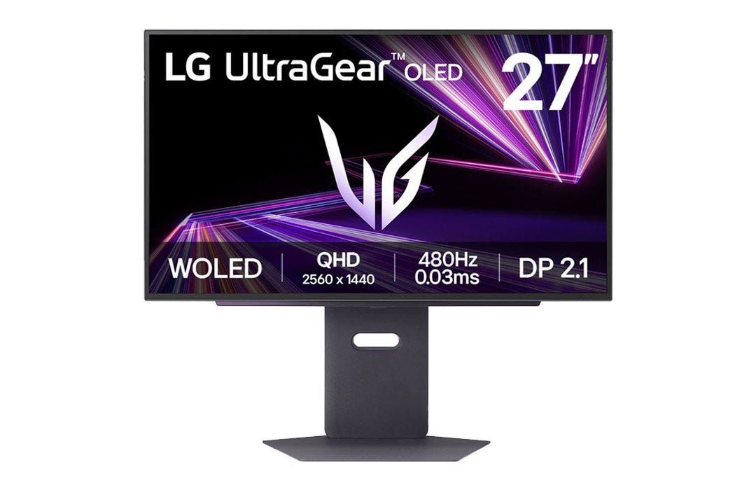 מסך מחשב ''27 UltraGear OLED QHD 480Hz תוצרת LG דגם: 27GX790A-B
