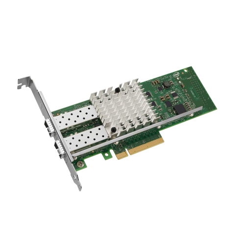 כרטיס רשת לשרתים Intel X520-DA2 בעל 2 פורטים SFP+ במהירות 10GbE ממשק PCIe 2.0
