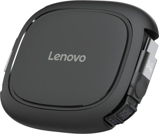 Lenovo 240W USB-C Retractable Cable – Black