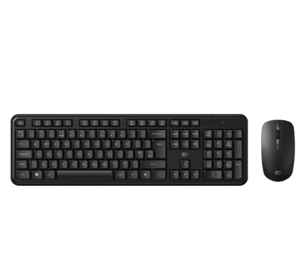 סט מקלדת ועכבר אלחוטי CUDY MK200 2.4Ghz Silent Keyboard And Mouse