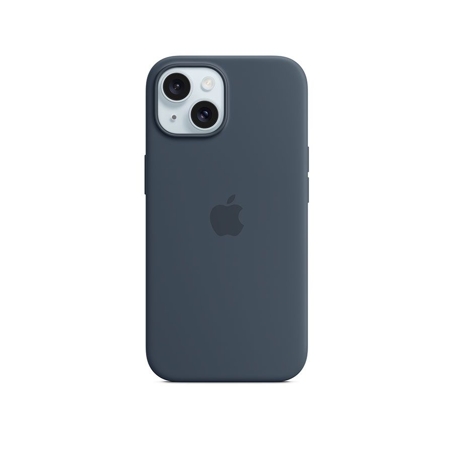 iPhone 15 Series Silicone Cases with MagSafe - Winter Blue