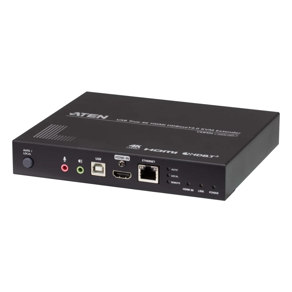 CE840 USB TRUE 4K HDMI HDBASET3.0 KVM מבית ATEN