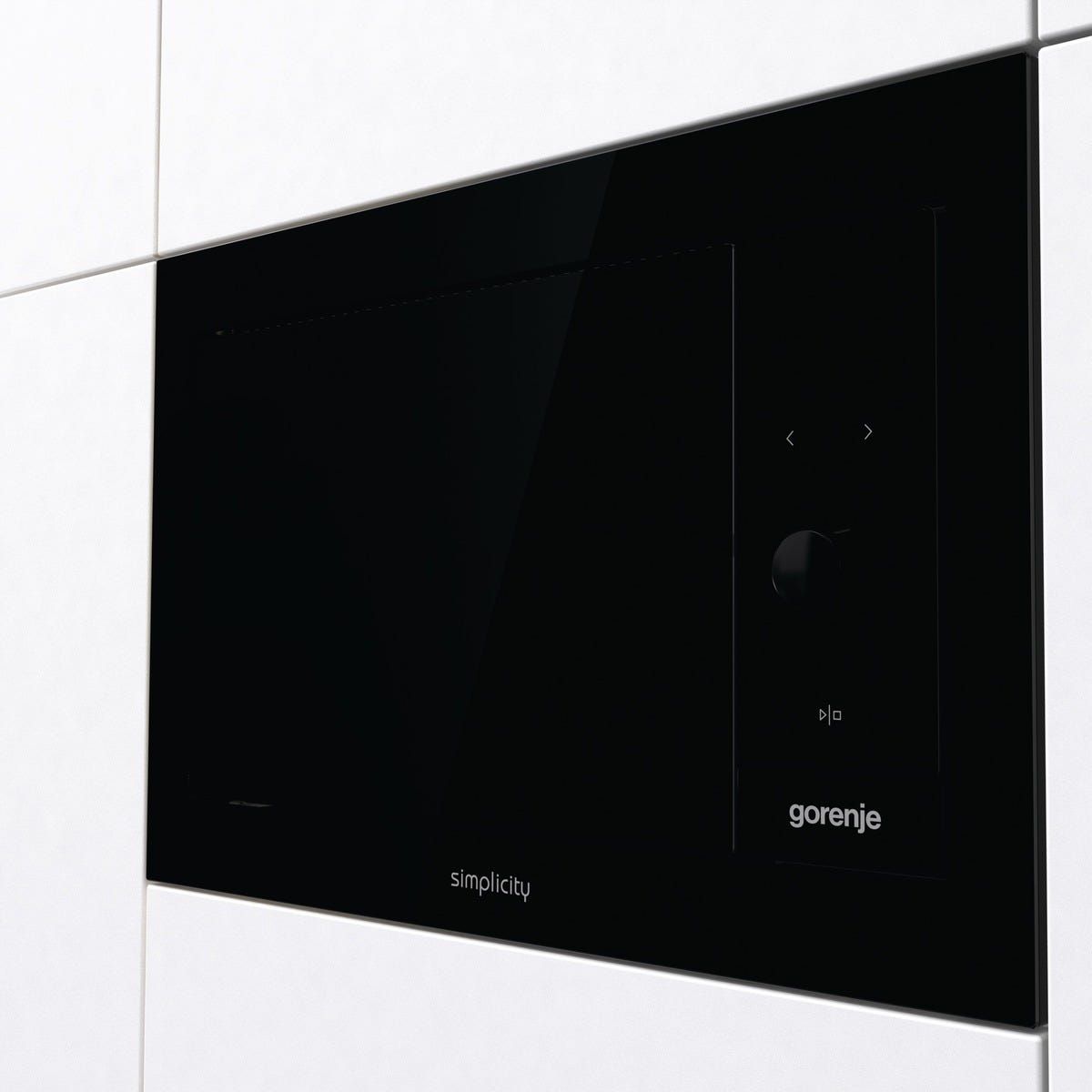 מיקרוגל בנוי gorenje שחור 23 ליטר דגם BM235G1SYB