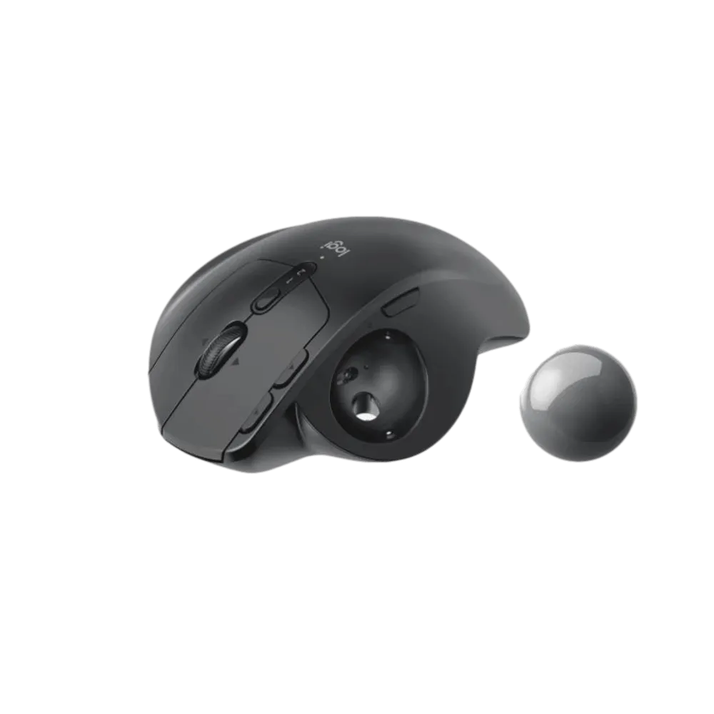 עכבר אלחוטי Logitech ERGO M575 שחור אופטי 2000DPI 5 כפתורים Bluetooth באחריות יבואן רשמי