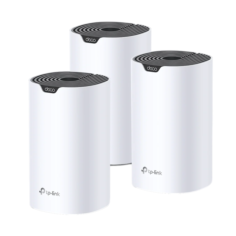 מערכת Mesh אלחוטית TP-Link Deco S7 – AC1900 – 3 יחידות – MU-MIMO 3×3 – עד 100 מכשירים – אחריות 3 שנים