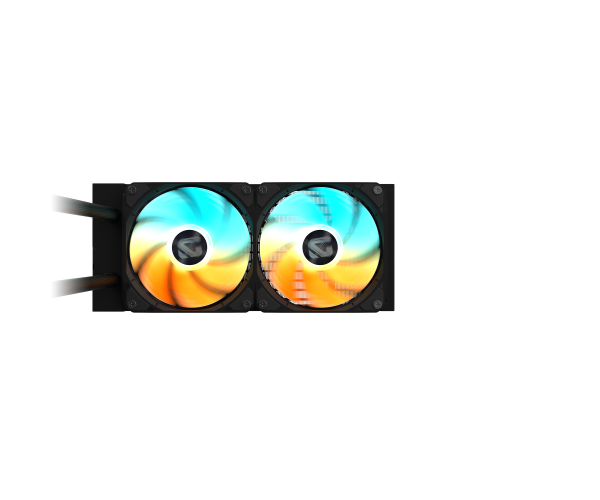 קירור נוזלי כפול Gigabyte Gaming 240 2XARGB 120MM Fan Black