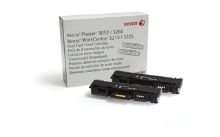 אריזת זוג ל- Xerox 3020 3025 Std-Capacity Print Cartridge