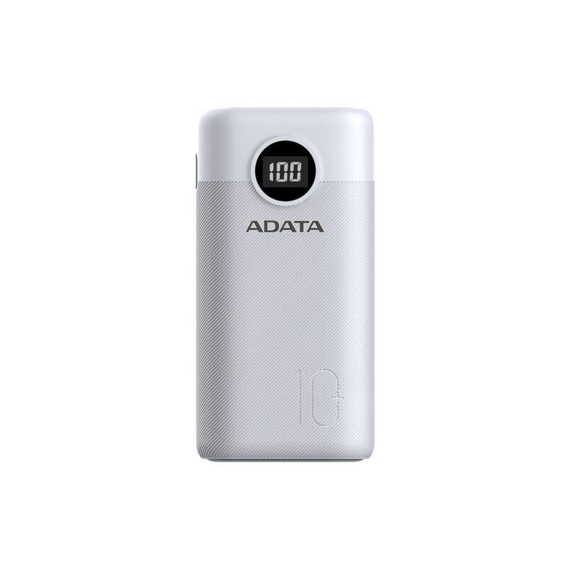 ADATA AP10000QCD 10,000mAh Power Bank USB White