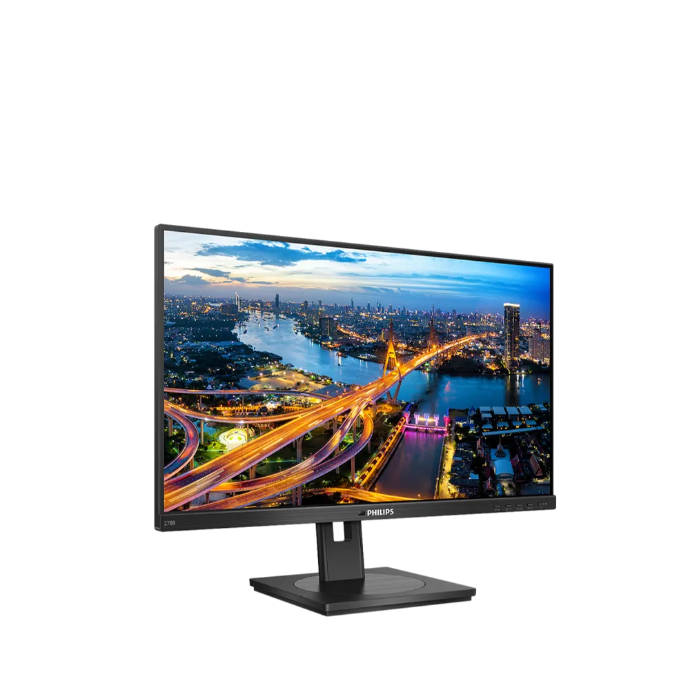 מסך מחשב PHILIPS 27 4K UHD LED מקצועי עם רמקולים מובנים באחריות יבואן רשמי
