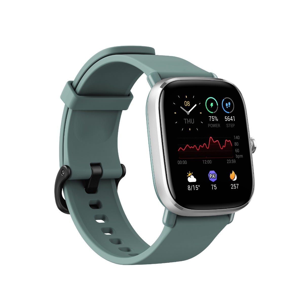 שעון חכם Amazfit דגם GTS 2 MINI בצבע Sage Green