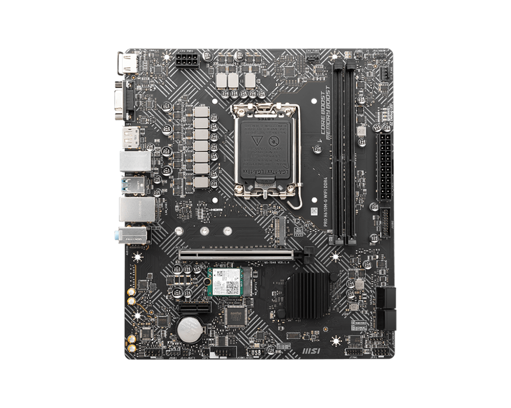 לוח אם MSI  PRO H610M-G WIFI DDR4