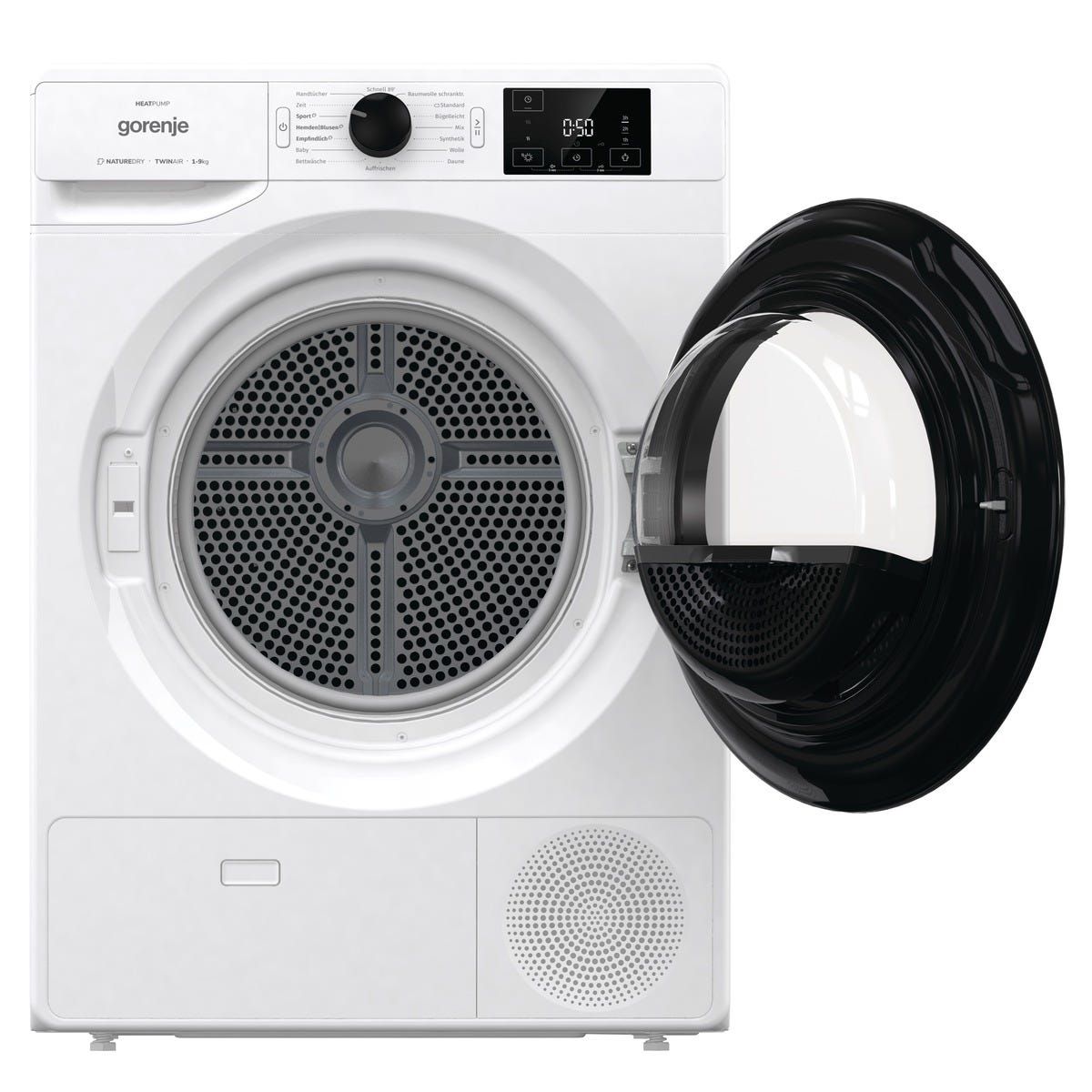 מייבש כביסה  gorenje היט פאמפ 9 קג דגם DNE92 GN