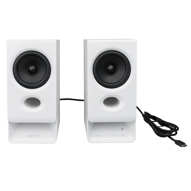 רמקולי מחשב Edifier R20BT – הספק 5W RMS – הזנת USB – Bluetooth – לבן