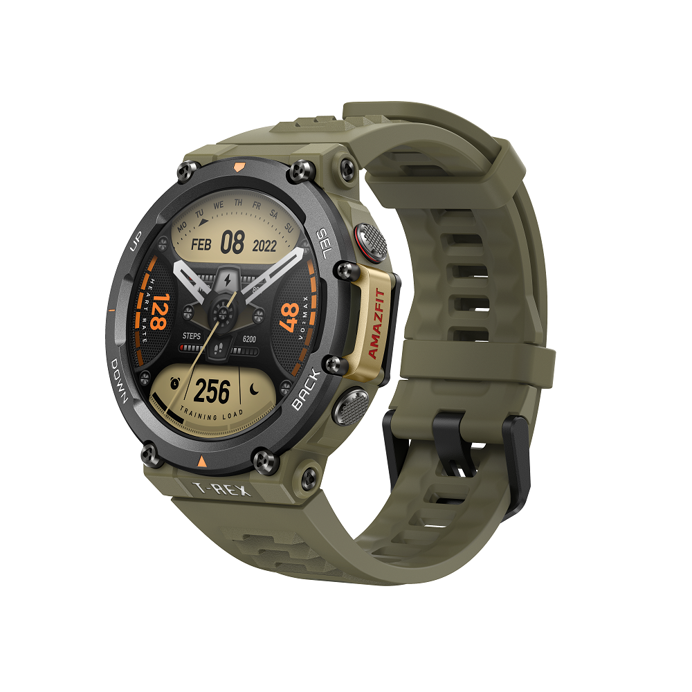 שעון חכם Amazfit דגם T-REX 2 צבע Green
