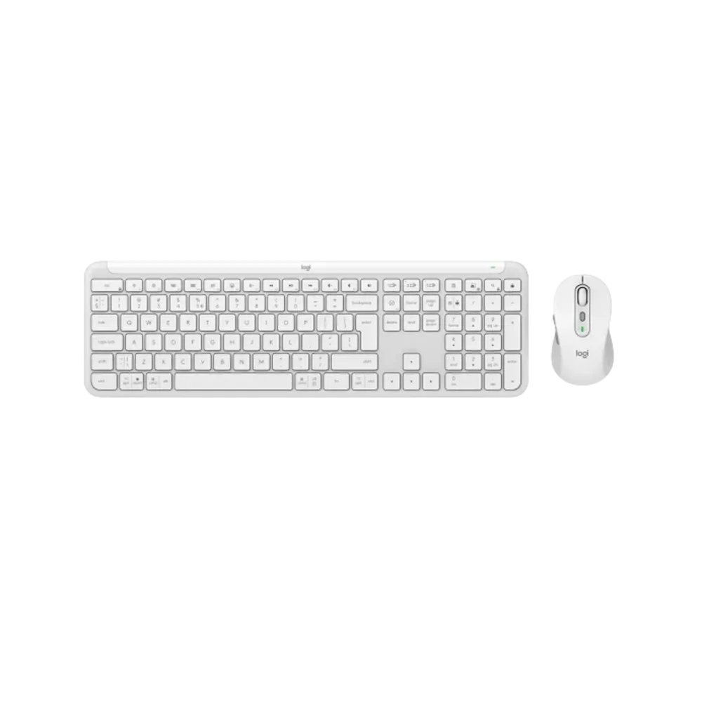 סט מקלדת ועכבר אלחוטי Logitech Signature Slim K950 (MK950) – Off-white