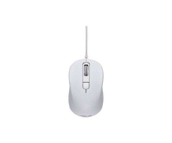 עכבר חוטי ASUS MU101C – לבן