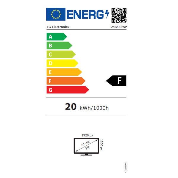 מסך מחשב מקצועי 24 Full HD IPS תוצרת LG דגם: 24BK55WP-B