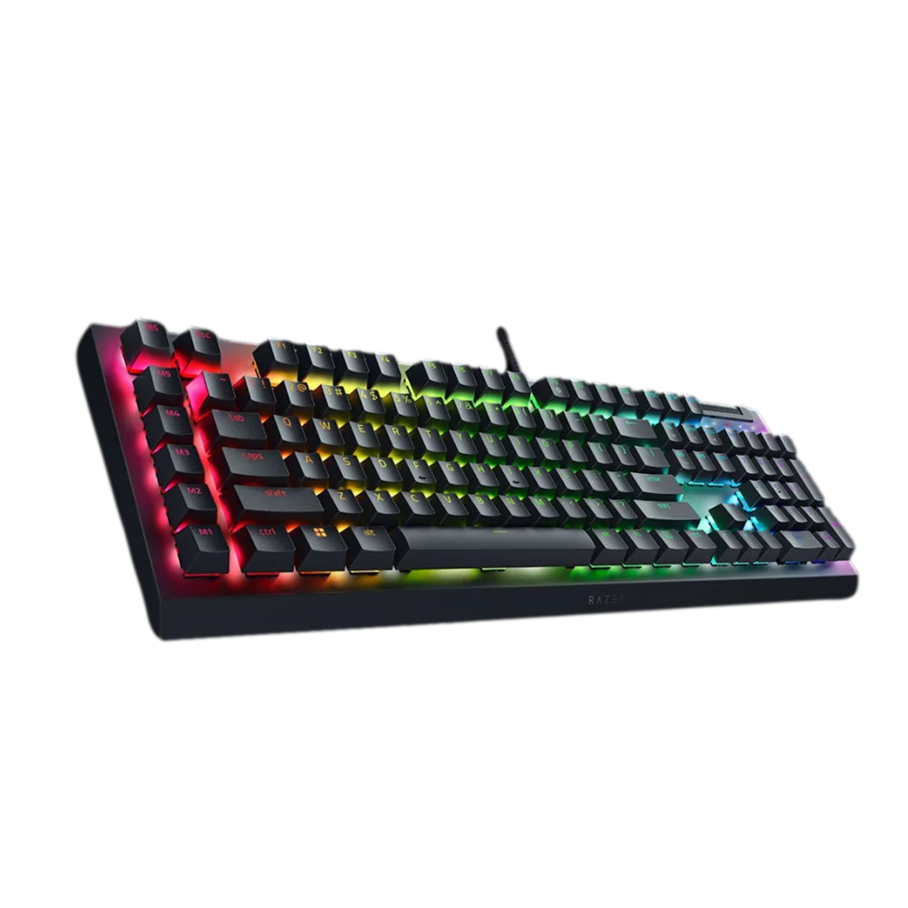 מקלדת גיימינג מכאנית Razer BlackWidow V4 X – 6 מקשי מאקרו – Chroma RGB