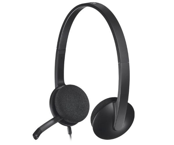 אוזניות Logitech USB Headset H340 With Microphone
