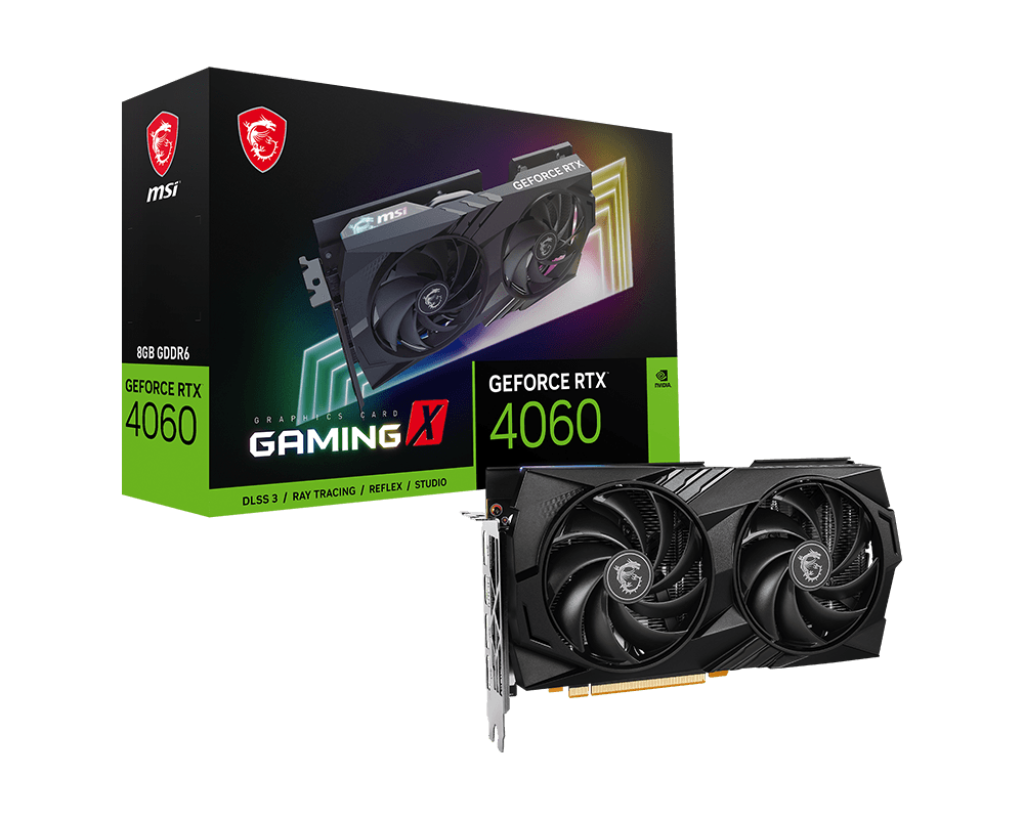 כרטיס מסך MSI GeForce RTX 4060 GAMING X 8G