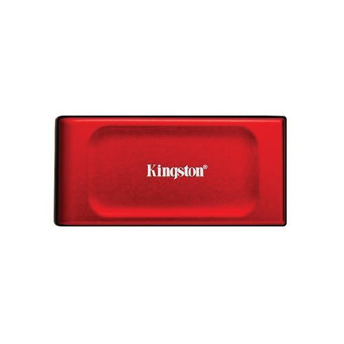 כונן SSD חיצוני נייד Kingston XS1000 בנפח 1TB בצבע אדום USB 3.2 Gen 2