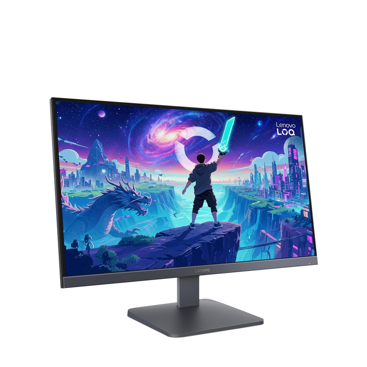 מסך מחשב גיימינג 27 אינץ Lenovo LOQ 27-10 – רזולוציה Full HD – פאנל IPS – קצב רענון 200Hz – זמן תגובה 0.5ms