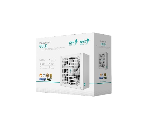 ספק כוח DeepCool PN850M 850W Gold Fully Modular Pcie 5.1 White