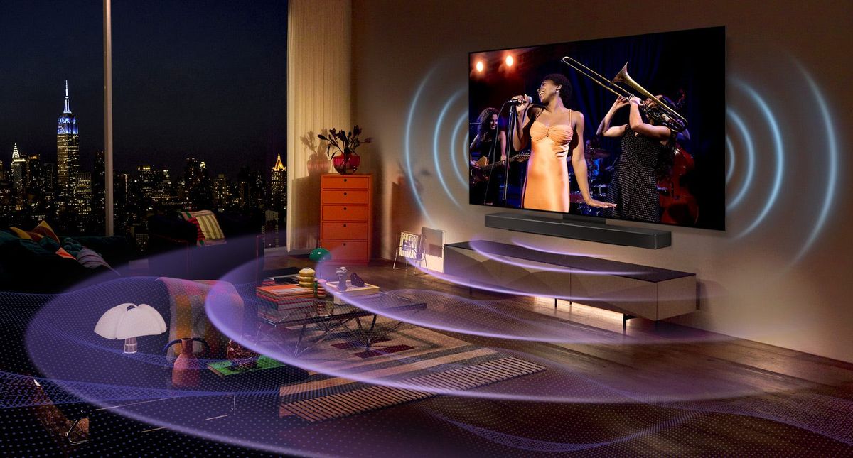 מסך בטכנולוגיית  LG OLED evo בגודל 77 אינץ' ברזולוציית 4K דגם: OLED77C36LC מתצוגה