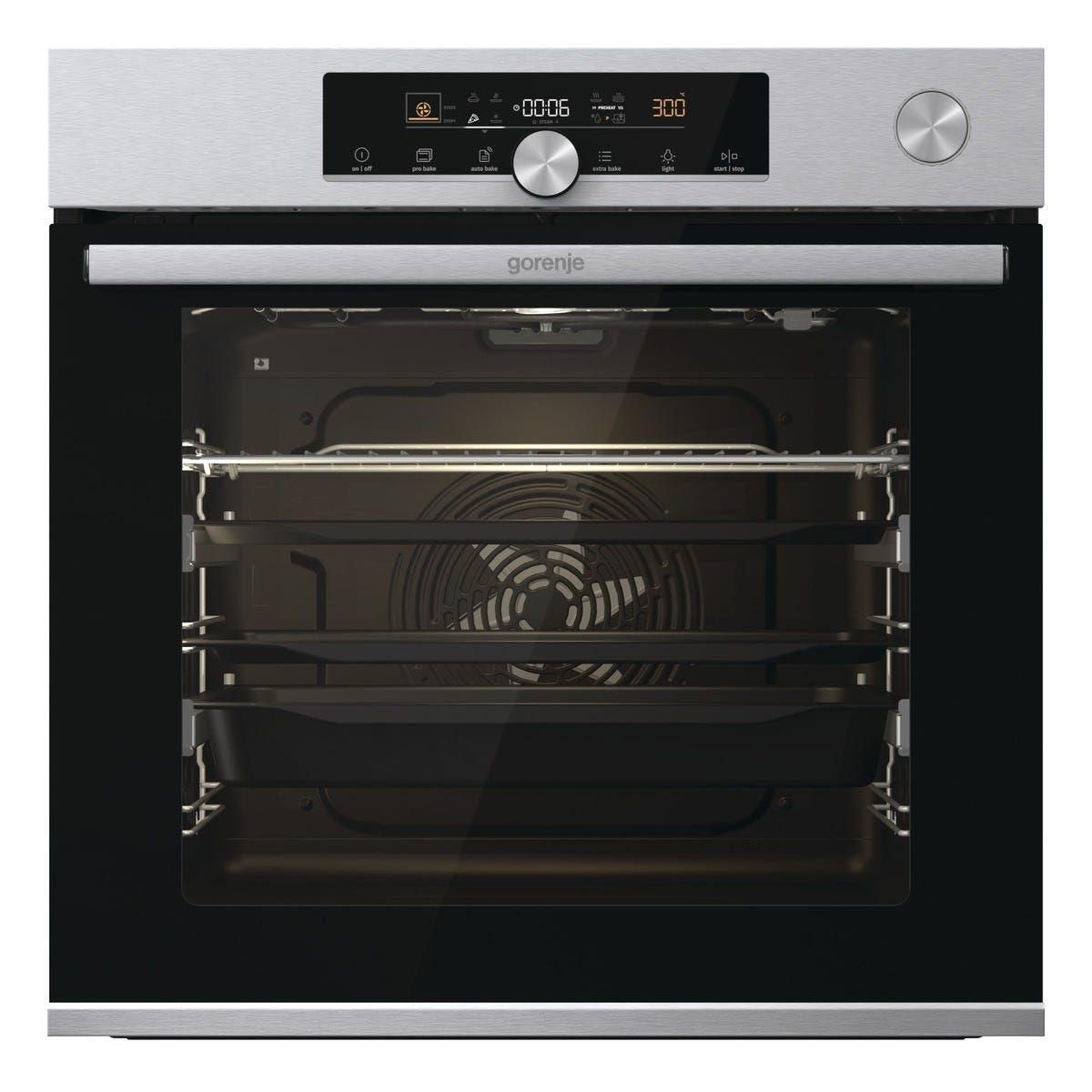 תנור בנוי gorenje בגימור נירוסטה דגם BSA6747A04X