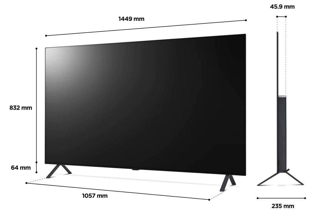 טלוויזיה 65 חכמה LG OLED ברזולוציית 4K דגם: OLED65A26LA