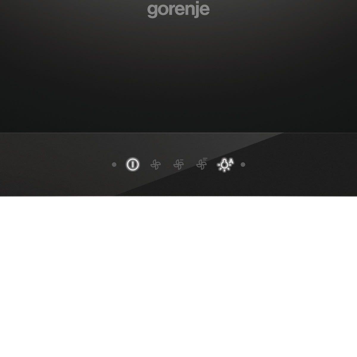 קולט אדים צמוד קיר gorenje שחור  דגם WHT6SYB