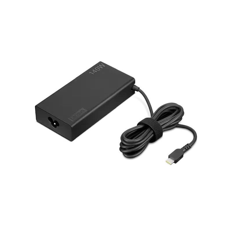 מטען Lenovo Legion Slim 140W – USB-C, מתח כניסה 100-240V, פלט 20V/7A