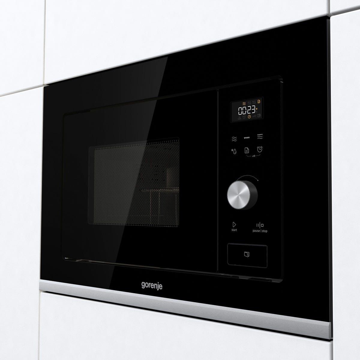 מיקרוגל gorenje בנוי משולב גריל 20 ליטר דגם BMX201AG1BG