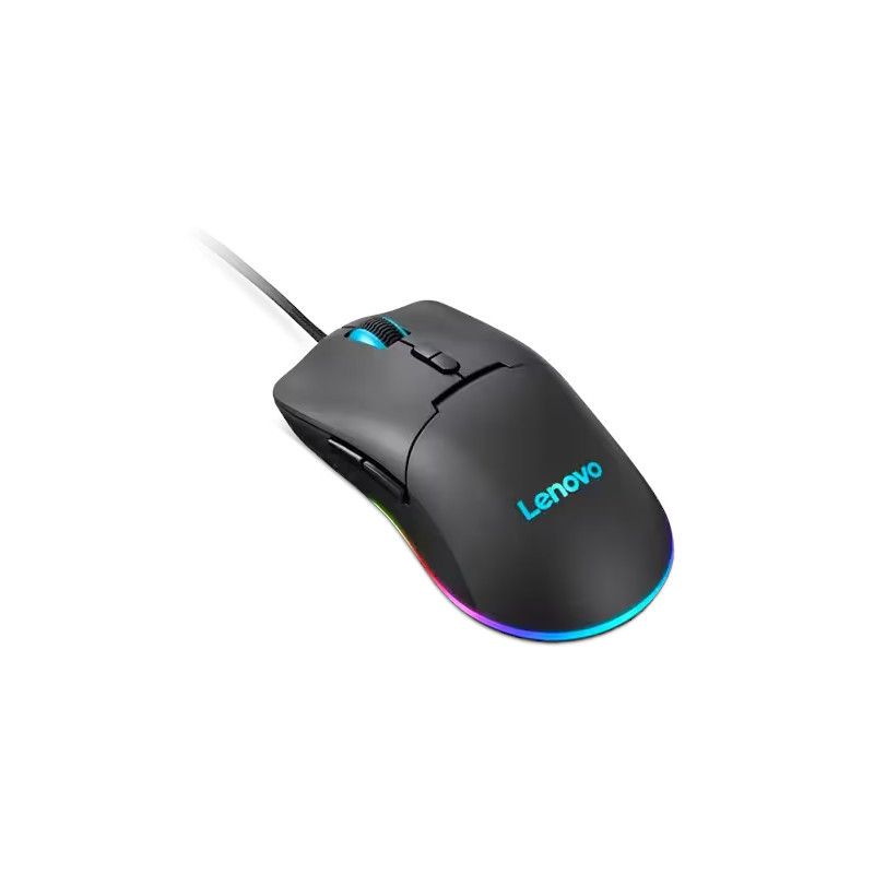 עכבר גיימינג Lenovo M210 RGB – חוטי USB – עד 8000 DPI – שחור