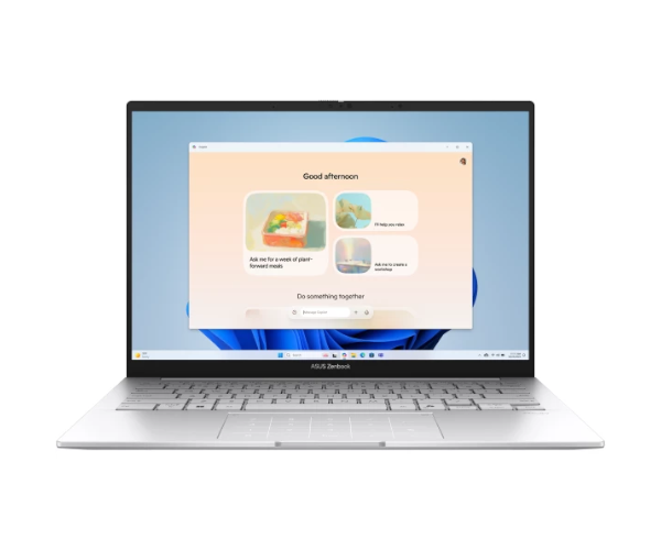 נייד ASUS Zenbook 14 U7-255H 32GB 1TB OLED Touch Win11Pro Silver