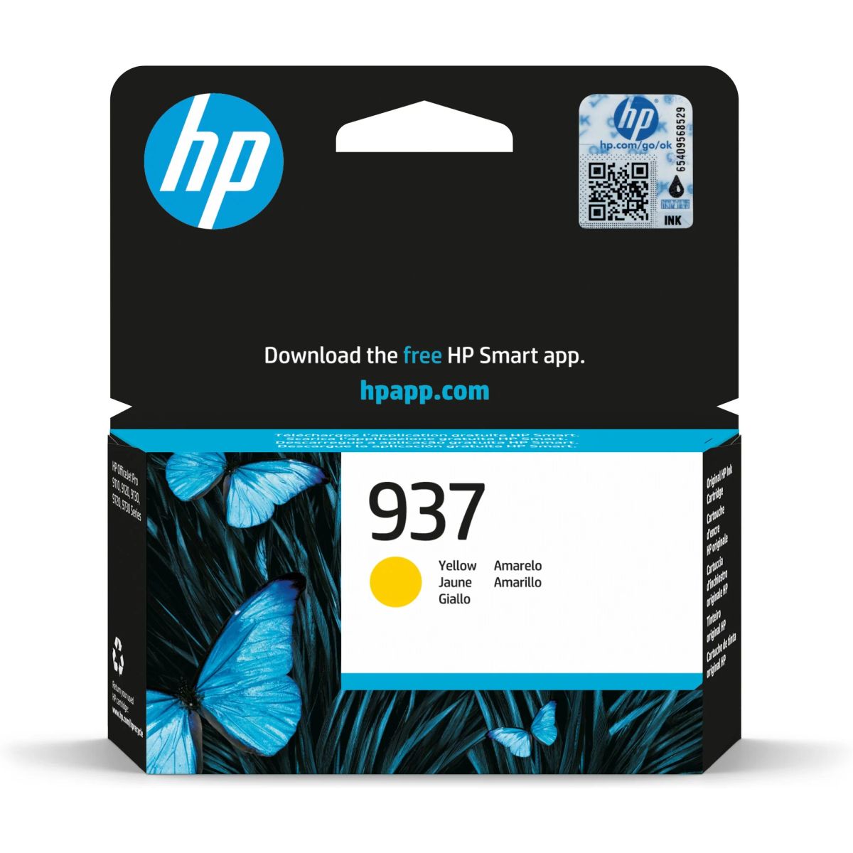 ראש דיו 937 צהוב 4S6W4NE pro 9730