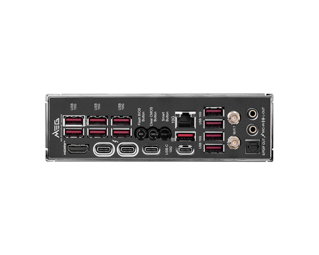 לוח אם MSI MEG Z890 ACE WiFi Intel Core Ultra LGA 1851 DDR5 256GB WiFi 7 BT5.3 באחריות יבואן רשמי