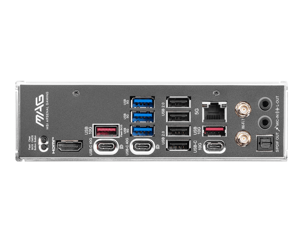 לוח אם MSI MAG X870E TOMAHAWK WIFI AM5 DDR5 WiFi 7 4x M.2 4x SATA III מהיר ויציב באחריות יבואן רשמי