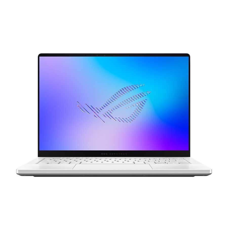 מחשב נייד גיימינג ASUS ROG Zephyrus G14 GU405AR – מעבד Core Ultra 9 386H – זכרון 32GB – כונן 1TB SSD – מסך 14" 3K OLED – RTX 5070 Ti – FreeDOS לבן