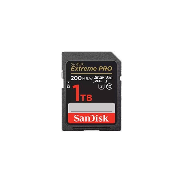 כרטיס זיכרון  Extreme Pro SDXC בנפח 1TB מבית Sandisk דגם SDSDXXD-1T00-GN4IN