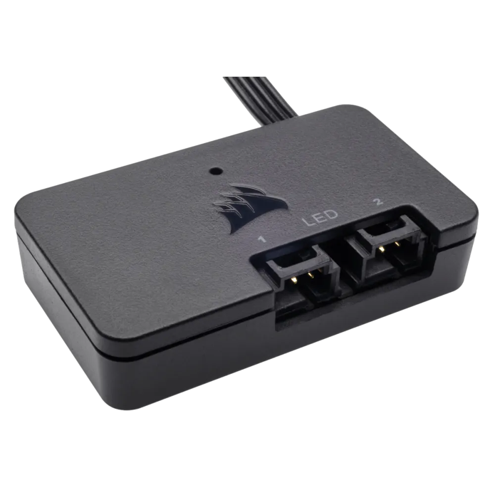 בקר תאורה Corsair iCUE Lighting Node PRO RGB – 4 פסי תאורה – 40 נוריות LED – שליטה בתוכנת iCUE