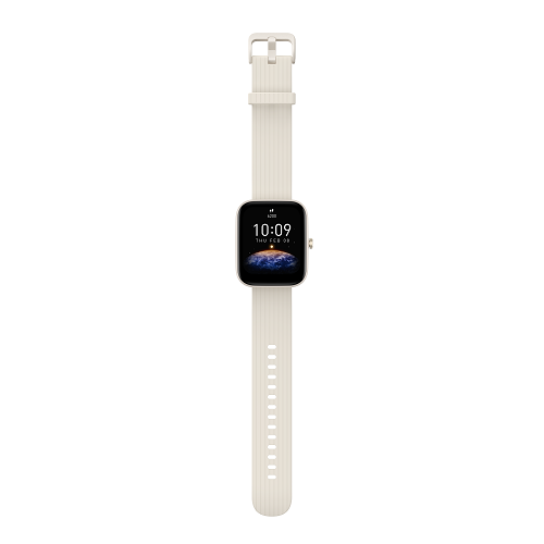 שעון חכם Amazfit דגם BIP 3 צבע Pro Cream