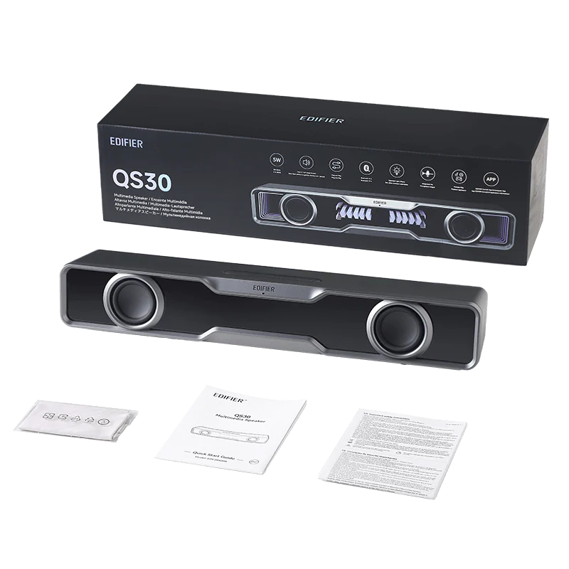 Edifier QS30 -PC Speaker with Splendid Light Effects(black)