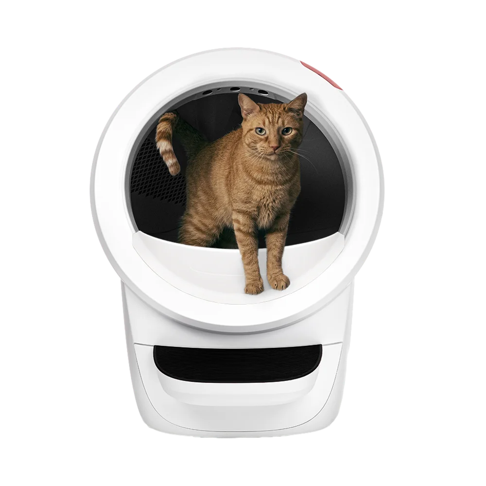 ארגז חול אוטומטי Litter-Robot 4 – ניקוי עצמי לאחר כל שימוש – מעקב דרך אפליקציית Whisker – עד 4 חתולים – צבע לבן