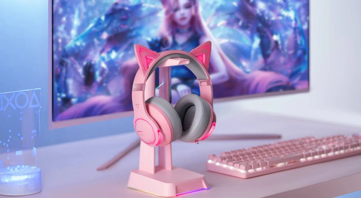 Edifier G5BT Hi-Res Gaming Headset - Cat Version (Pink)