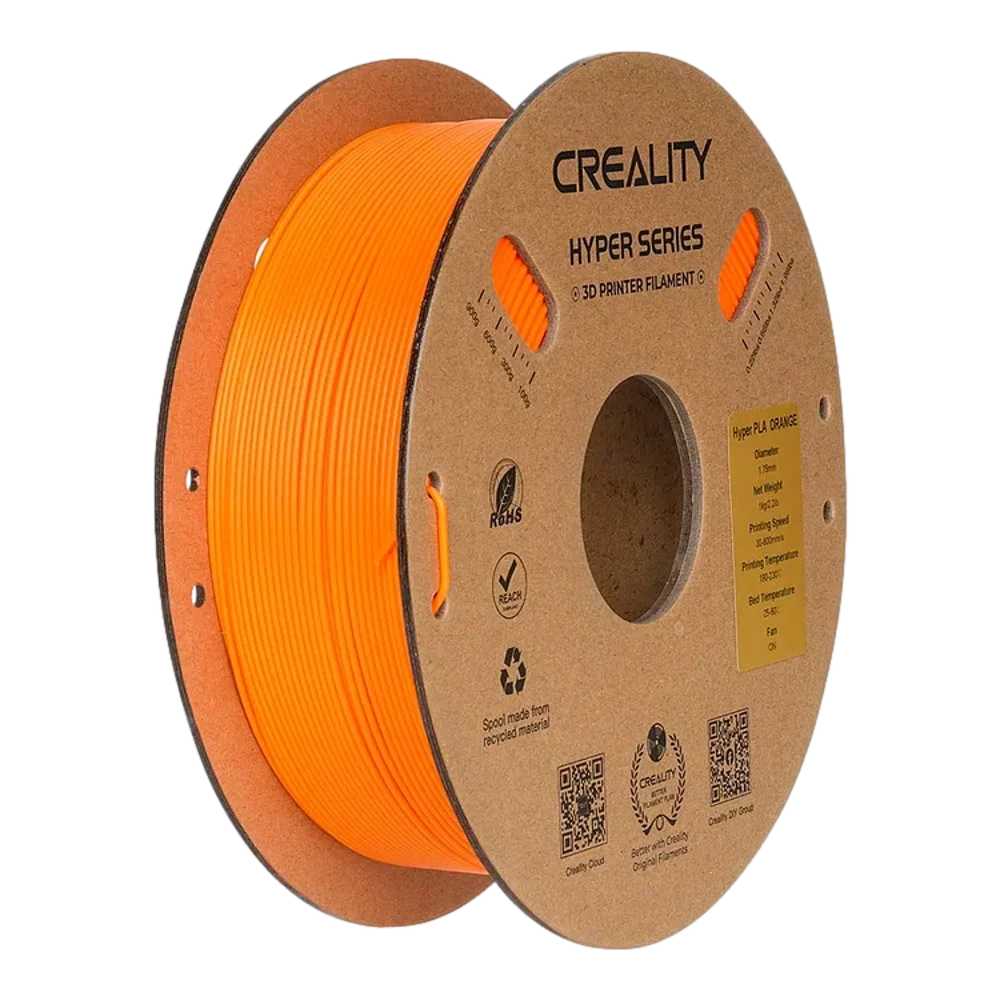 סליל פילמנט PLA כתום 1.75 מ"מ למדפסות Creality 3D באחריות יבואן רשמי