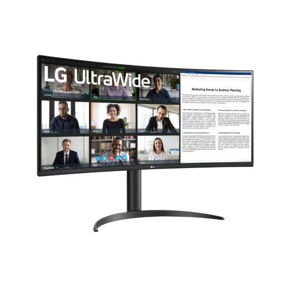מסך מחשב ''34 UltraWide® QHD VA 100Hz תוצרת LG דגם: 34WR55QK-B